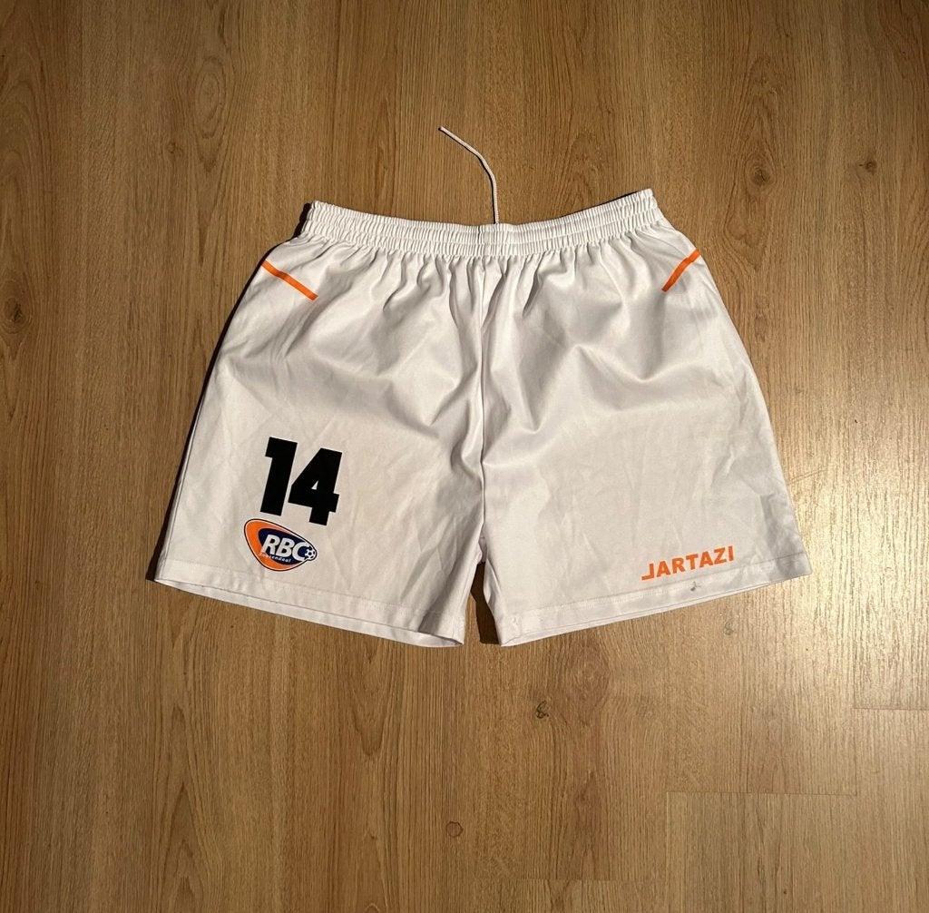 Voetbalbroekjes wit RBC Roosendaal, Verzamelen, Ophalen of Verzenden, Gebruikt, Overige binnenlandse clubs, Overige typen