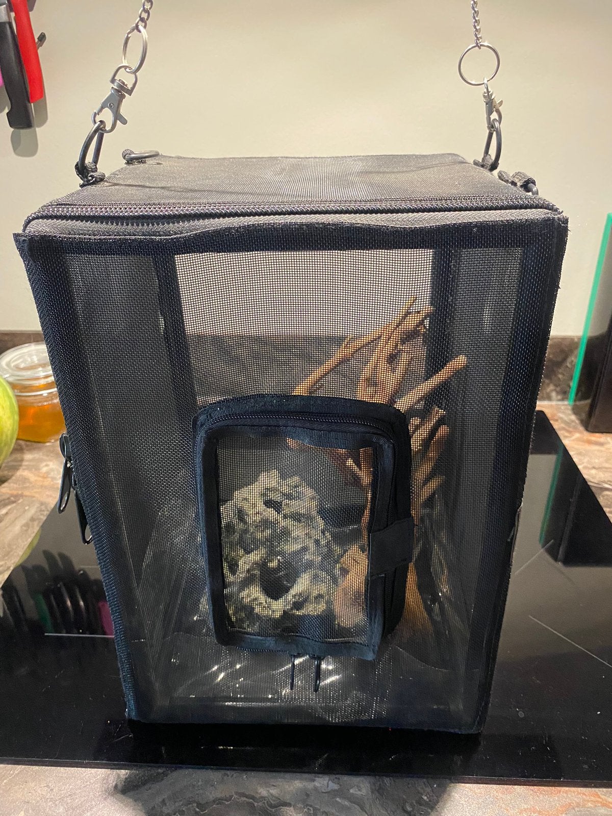Gaas terrarium, Dieren en Toebehoren, Reptielen en Amfibieën | Toebehoren, Ophalen of Verzenden, Zo goed als nieuw