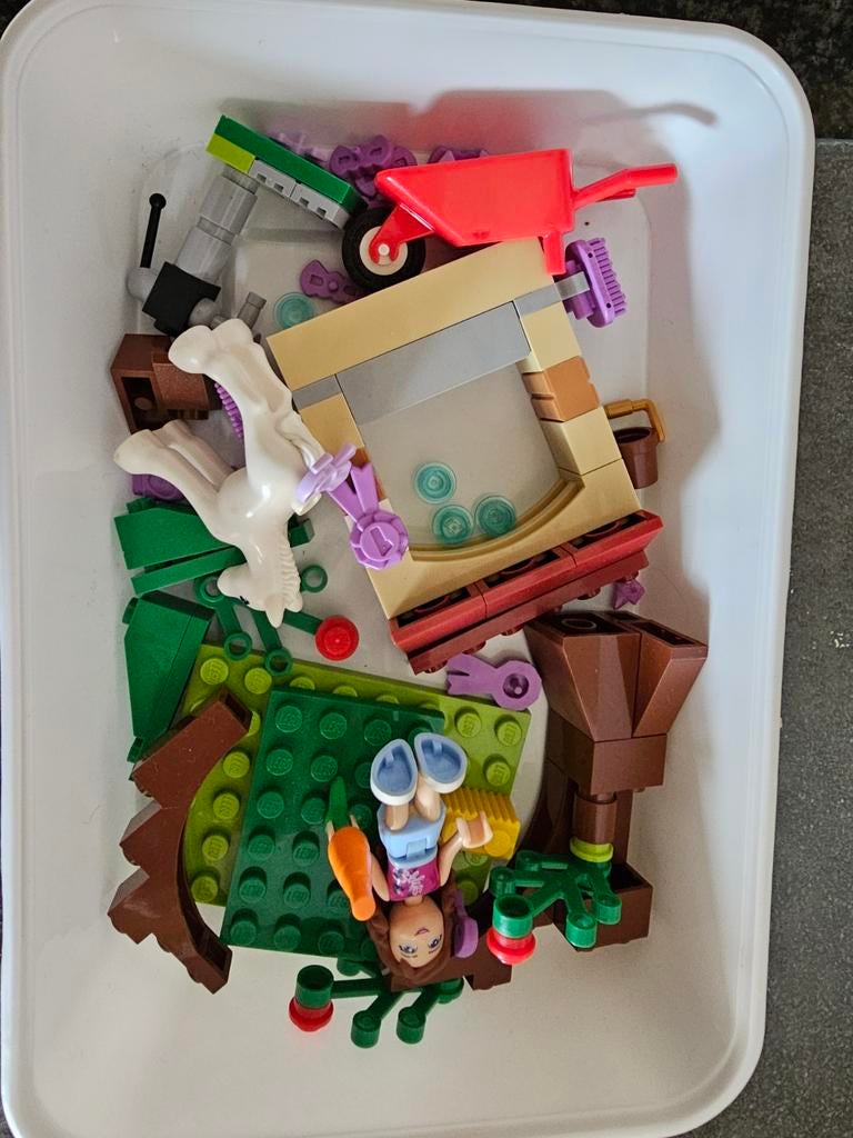Lego Friends 41093 Meisje met paard, compleet, Ophalen of Verzenden, Gebruikt, Overige merken