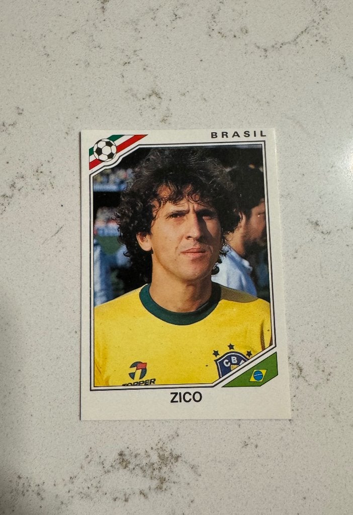 Te koop: Panini sticker WK ‘86 Zico, nr 250, Verzenden, Zo goed als nieuw, Sticker