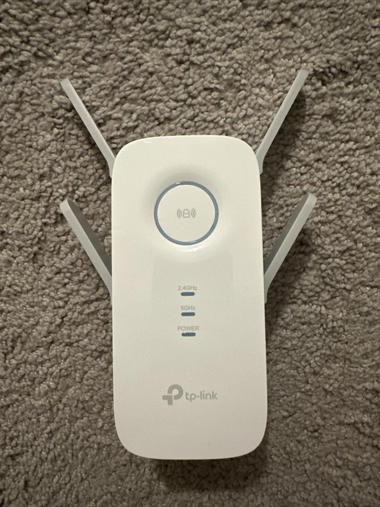 TP-Link Wifi Extender (RE650), Computers en Software, WiFi-versterkers, Zo goed als nieuw, Ophalen
