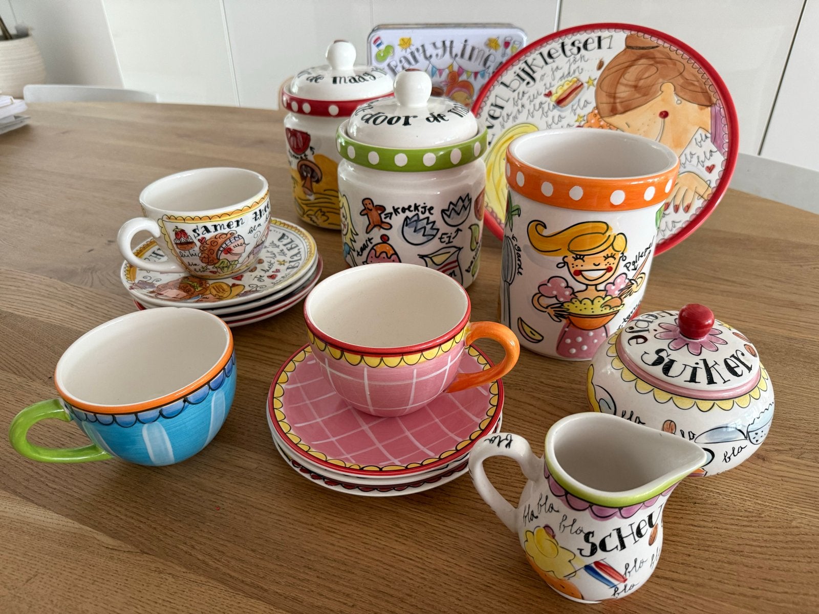 Blond Amsterdam servies - Diverse items, Gebruikt, Ophalen of Verzenden, Bord(en), Aardewerk