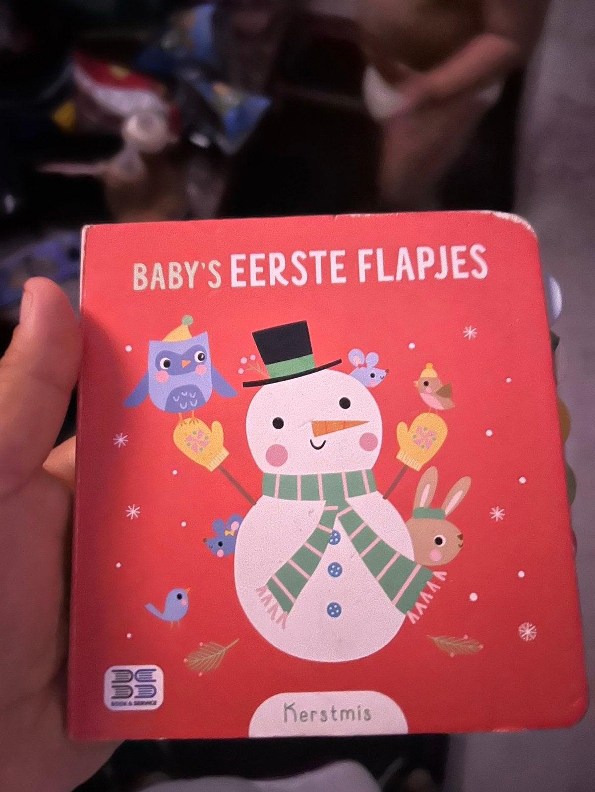 Baby's boek Eerste Flapjes: Kerstmis, Boeken, Ophalen of Verzenden, Gelezen, Uitklap-, Voel- of Ontdekboek, 0 tot 6 maanden