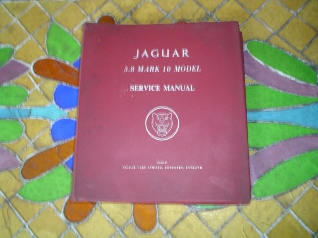 jaguar 3.8 mark 10 model service manual, Ophalen of Verzenden
