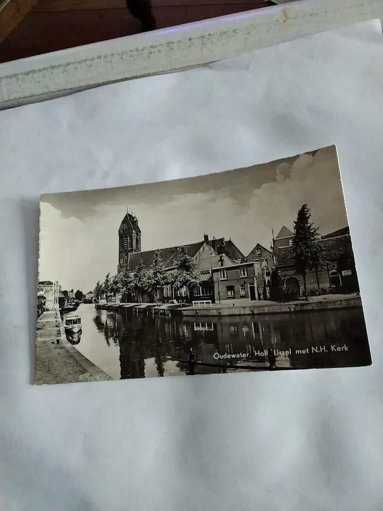 OUDEWATER   HOLL. IJSSEL MET N.H. KERK, Ophalen of Verzenden, 1960 tot 1980, Zuid-Holland