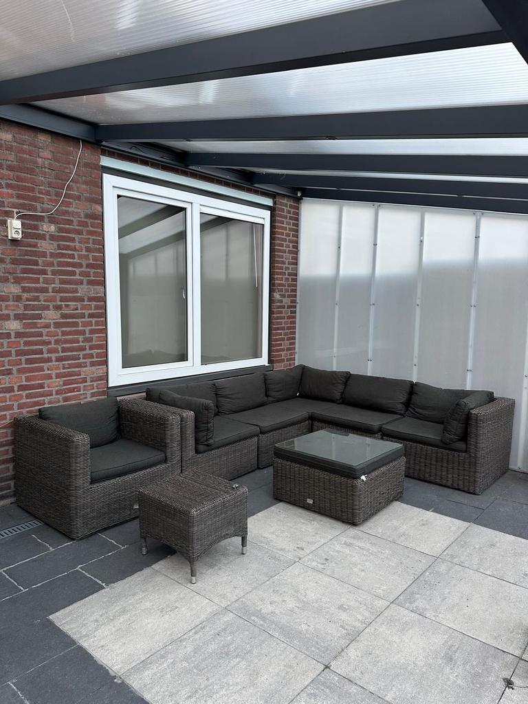 Bois le Duc Tuinset 2.5x2.5m - Ruim en in goede staat, Tuin en Terras, Gebruikt, Meer dan 8 zitplaatsen, Ophalen of Verzenden
