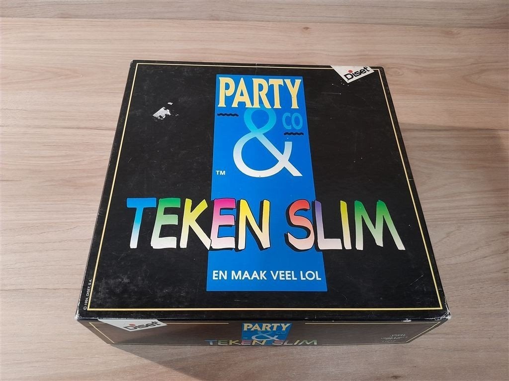 Party en co Teken Slim - s5495, Hobby en Vrije tijd, Gezelschapsspellen | Bordspellen, Verzenden, Zo goed als nieuw