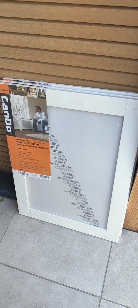 CanDo Radiatorbekleding Ancona 80x60 cm nieuw, Ophalen, 30 tot 80 cm, Radiator, Nieuw