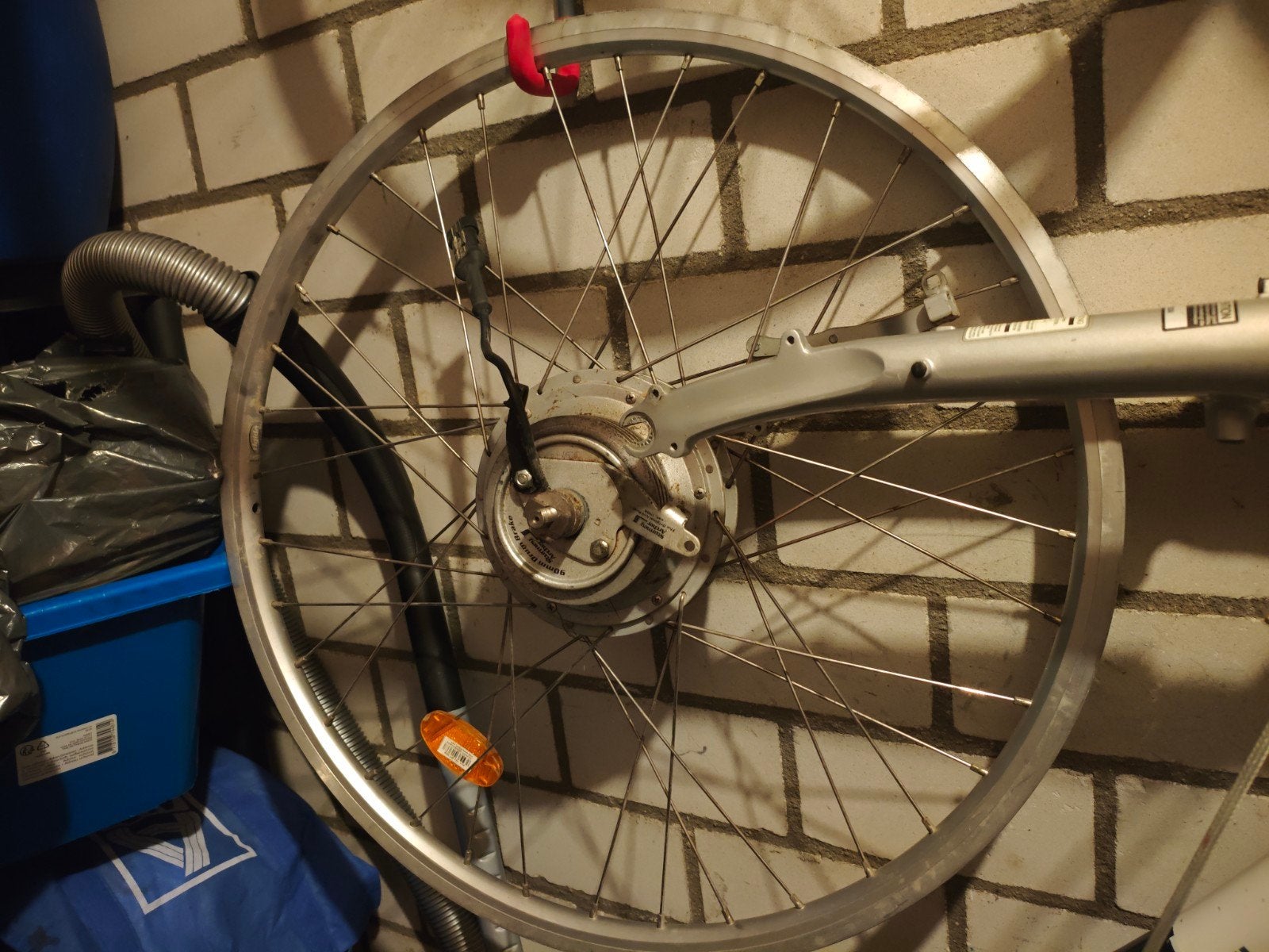 achterwiel met motor van sparta gls, Ophalen of Verzenden, Motor