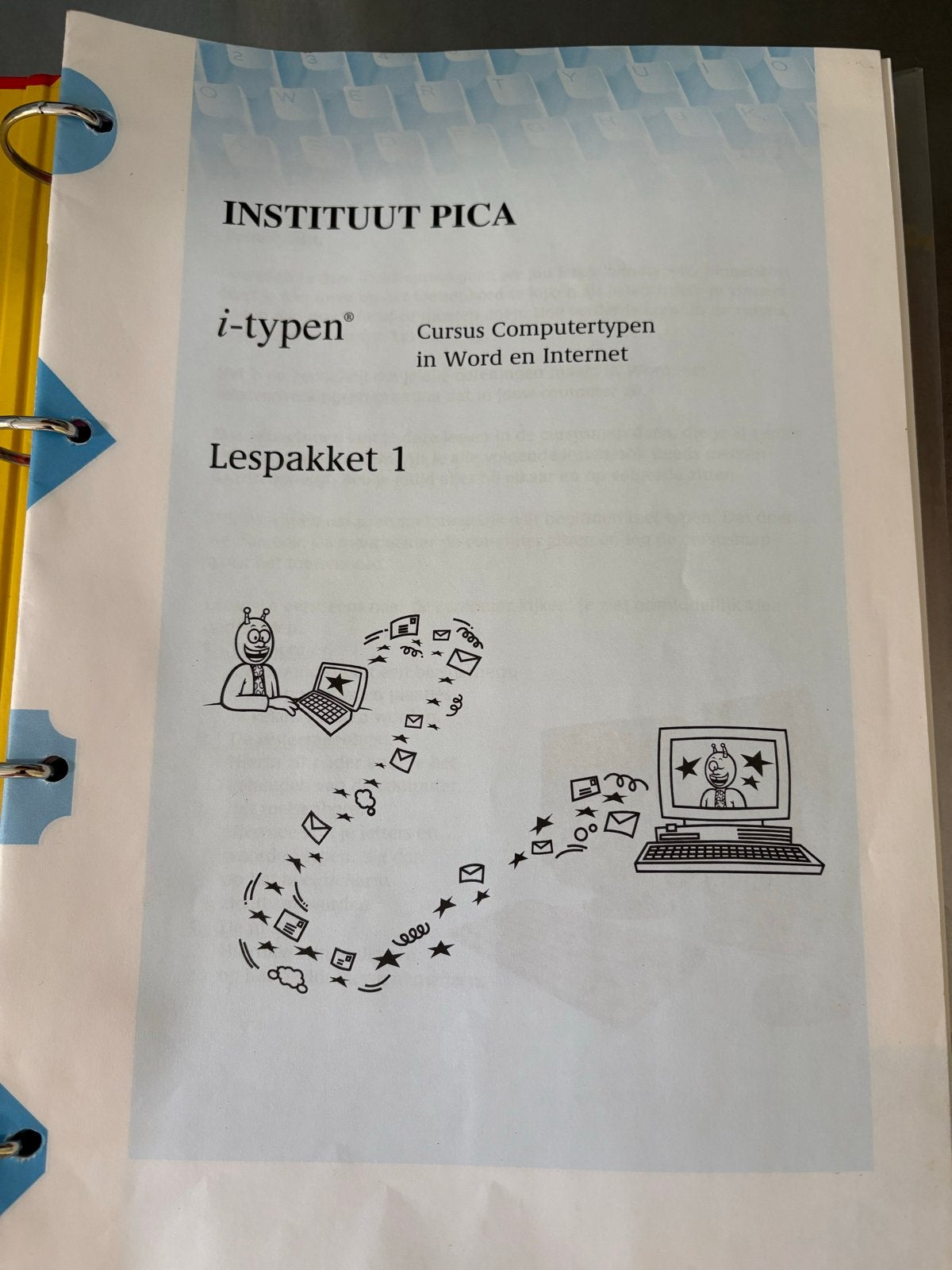 i-typen Cursus Computertypen compleet Lespakket PICA, Ophalen, Zo goed als nieuw, Overige niveaus