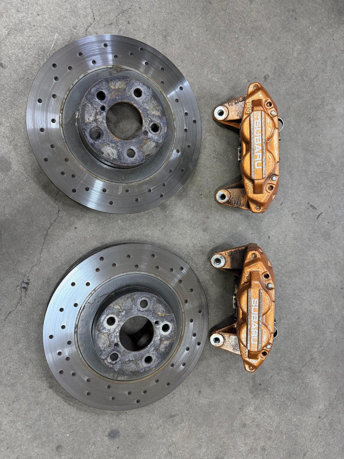 Subaru remklauwen en remschijven - Gebruikt, Ophalen, Gebruikt, Subaru