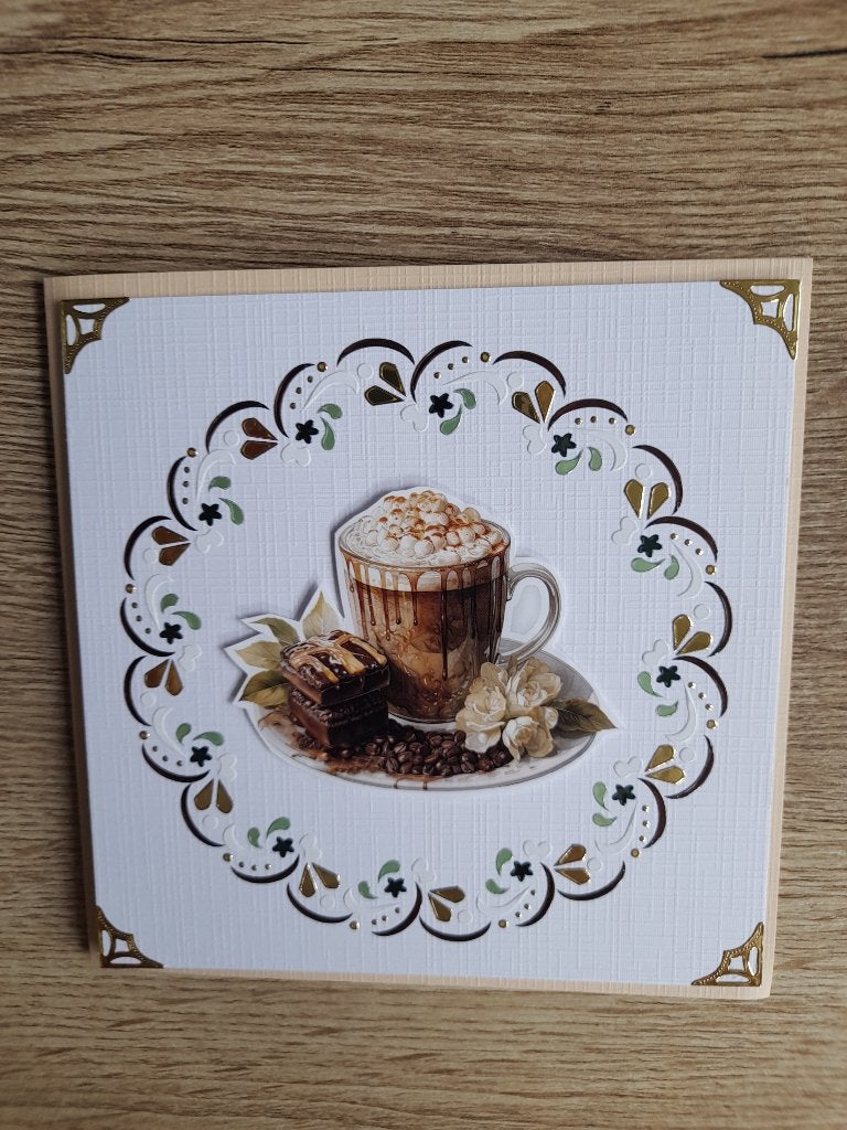Handgemaakte Hobbydots wenskaart + envelop, Hobby en Vrije tijd, Kaarten | Zelfgemaakt, Verzenden, Nieuw, Overige thema's