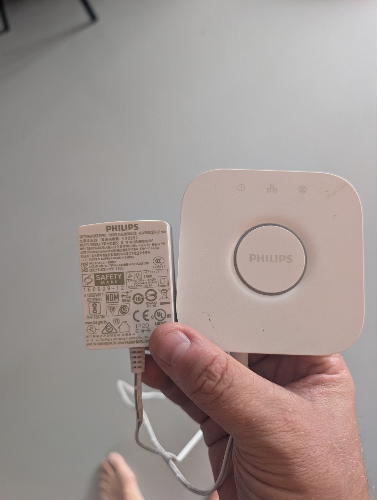 Philips Hue Bridge 2.1, Wit, Gebruikt, Smart home compatibel, Ophalen of Verzenden