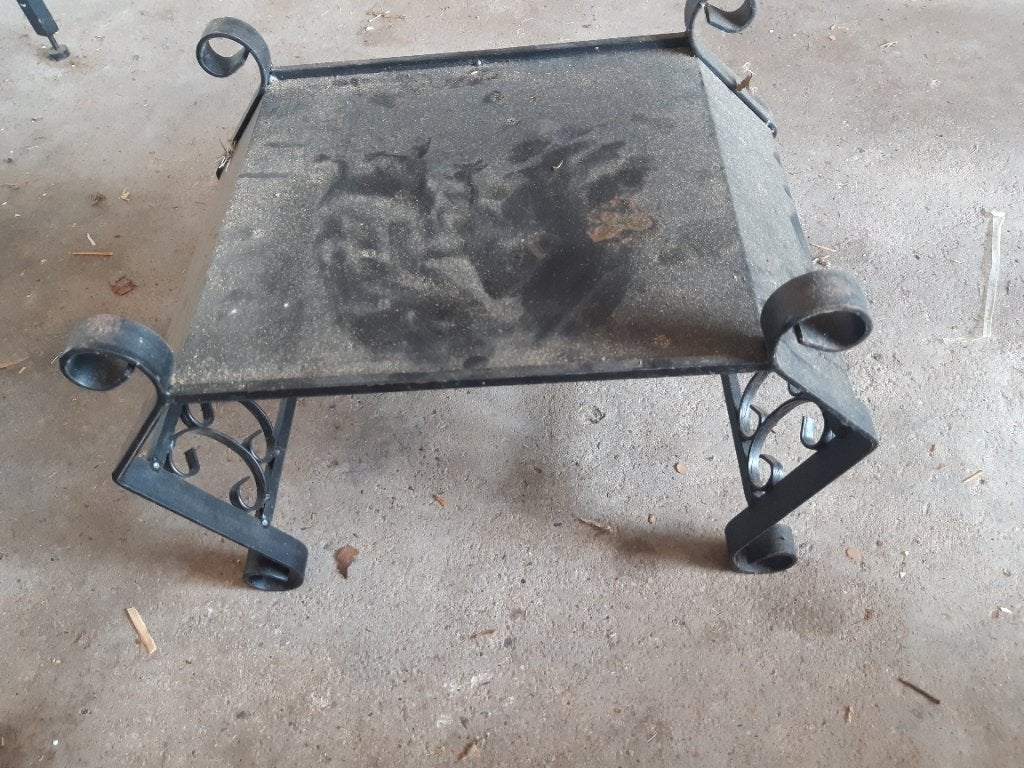 Oud bijzet tafeltje  vintage, Ophalen