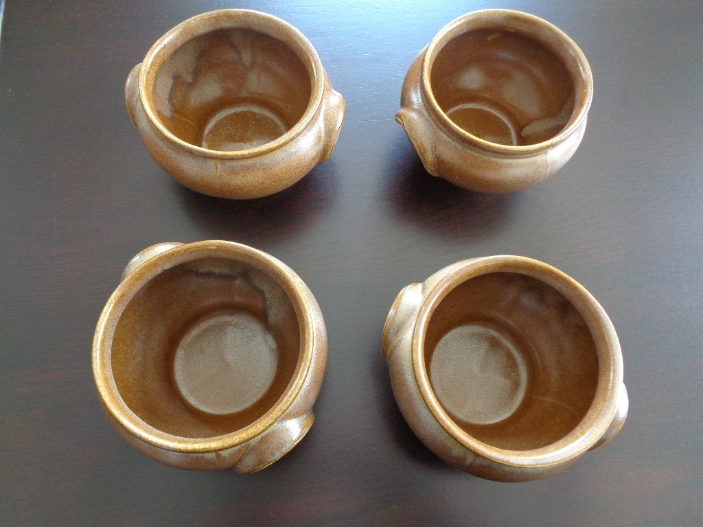 4 keulse potjes/soepkommen, Ophalen of Verzenden