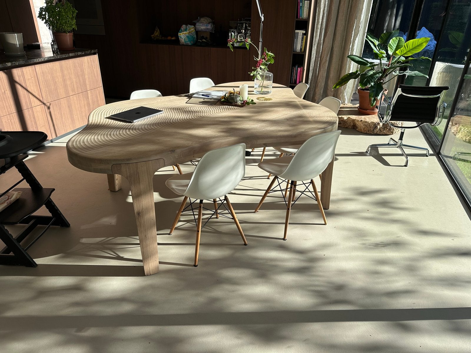 Set van 6 Vitra Eames DSW stoelen - Wit, Kunststof, Gebruikt, Wit, Ophalen of Verzenden