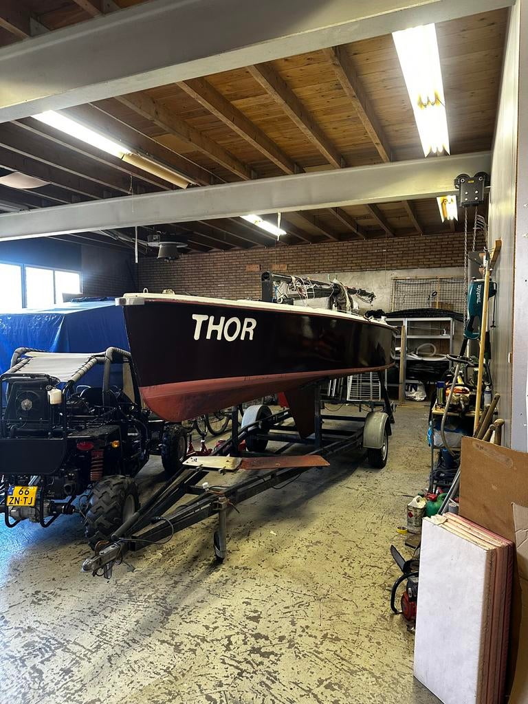 Valk Zeilboot 'THOR' - Klaar voor het water!, Watersport en Boten, Open zeilboten, Ophalen, Gebruikt, 6 meter of meer, Valk