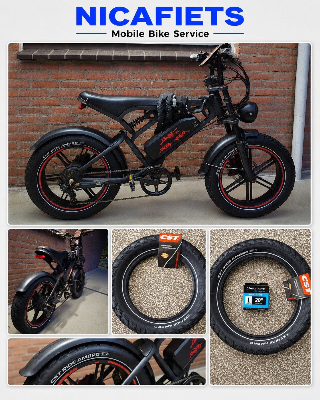 Fatbike Onderhoud, onderdelen en accessories, 6522GL, NICAFIETS, Nieuw, Ophalen of Verzenden