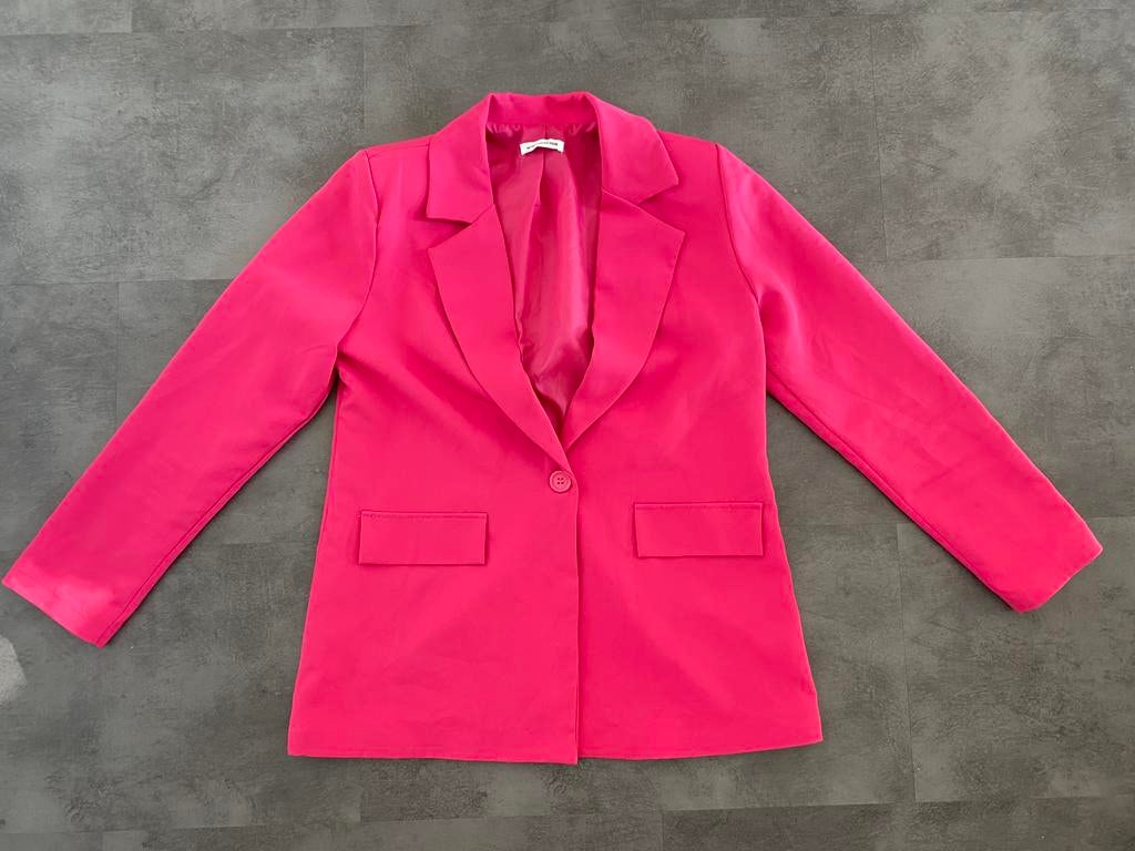 Mooi roze jasje maat L, Maat 38/40 (M), Ophalen of Verzenden, Zo goed als nieuw, Jasje