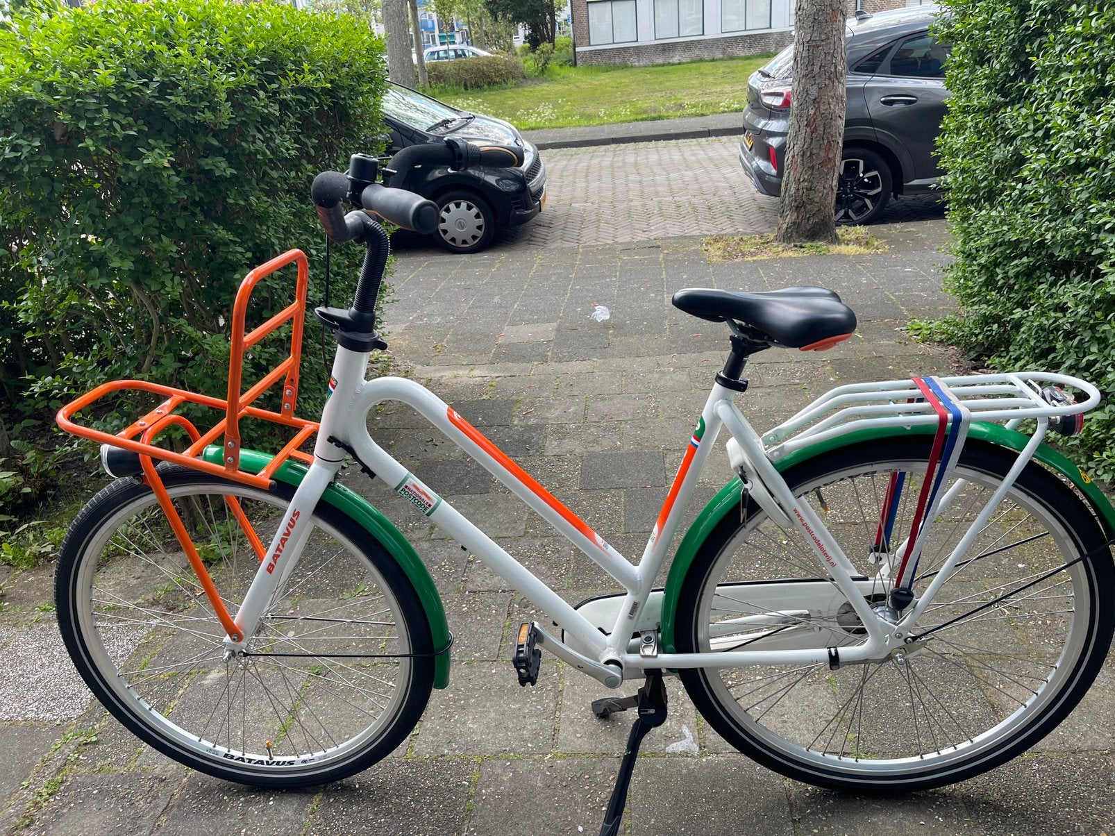 Postcode loterij fiets Batavus 28 inch met 3 versnellingen., Fietsen en Brommers, Ophalen, Terugtraprem, Versnellingen, Batavus