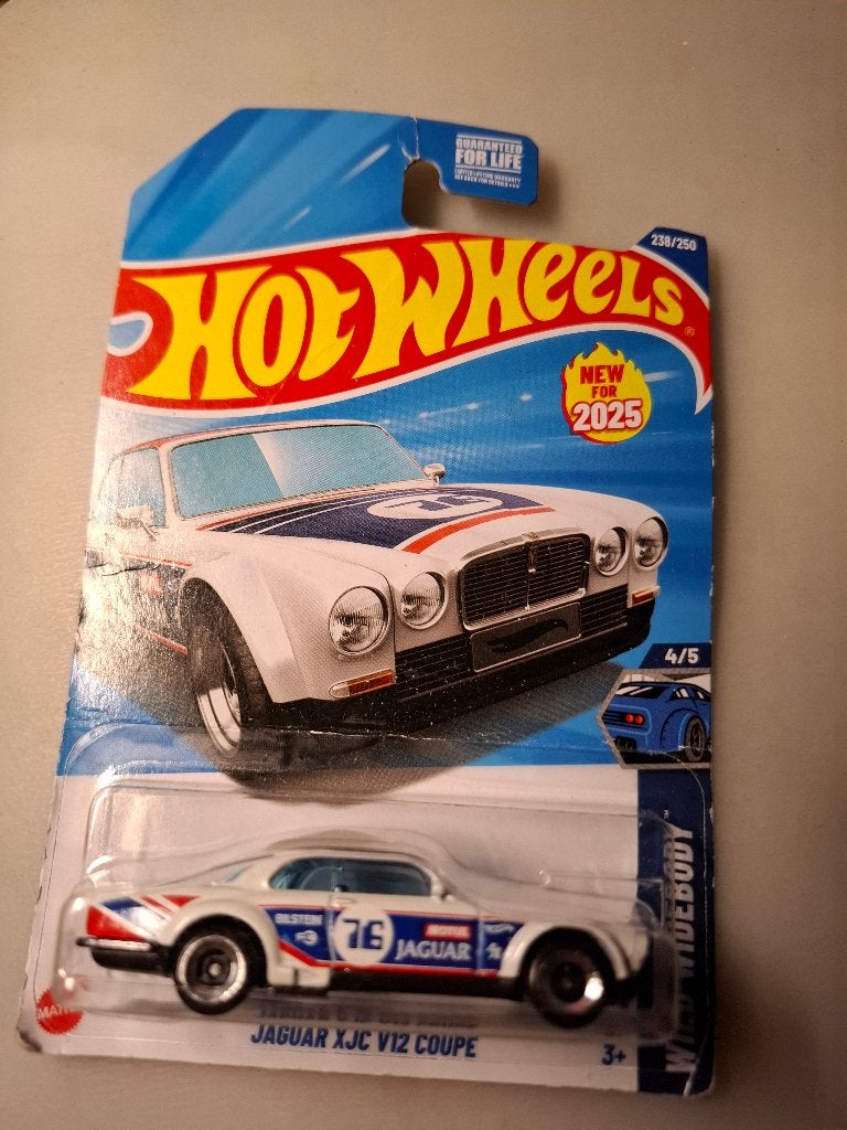 Hotwheels - Jaguar XJC V12 Coupe [wit] 1/60 MIB, Ophalen of Verzenden, Nieuw, Auto