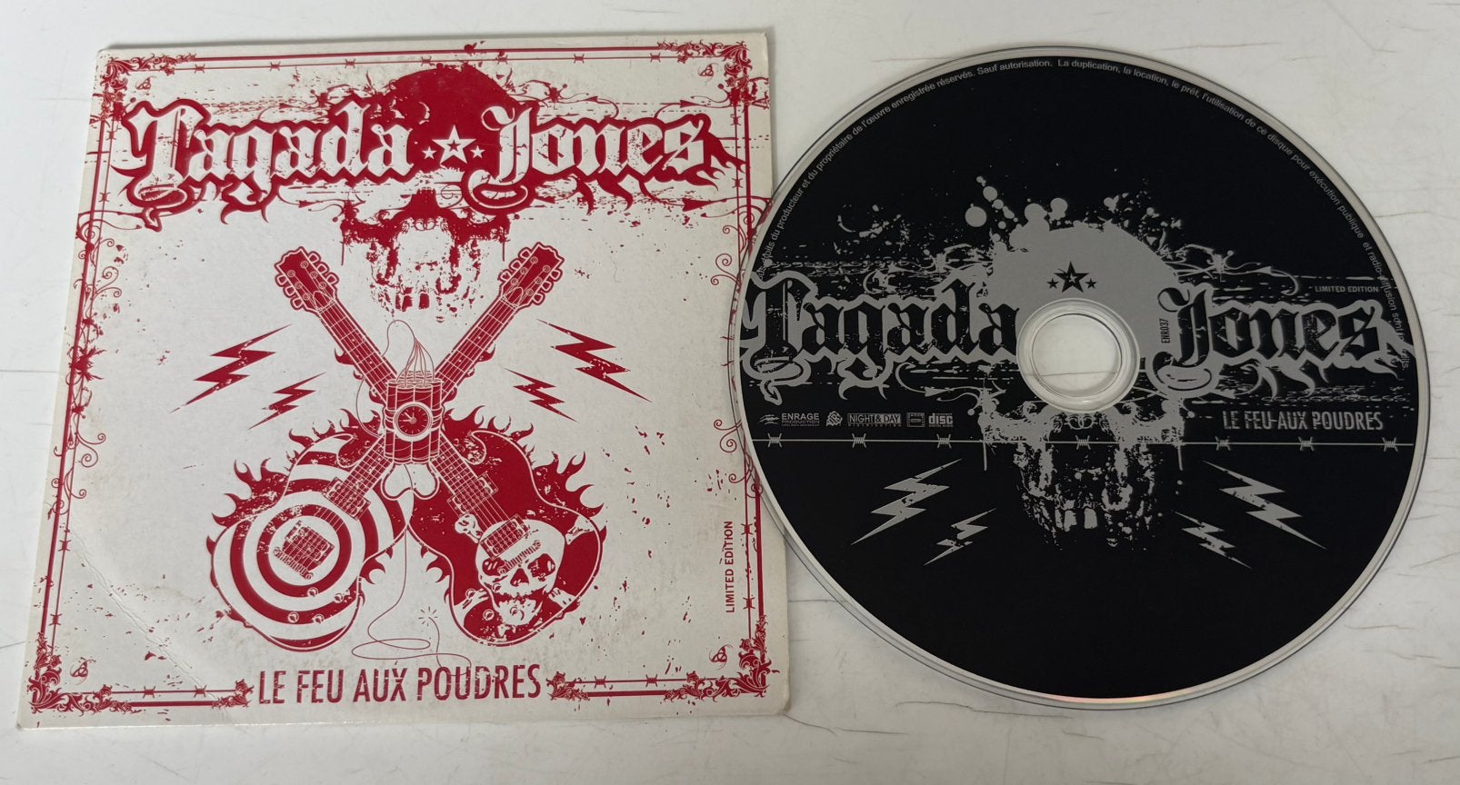 Tagada Jones - Le feu aux poudres (RARE, promo), Ophalen of Verzenden, Zo goed als nieuw, Poprock