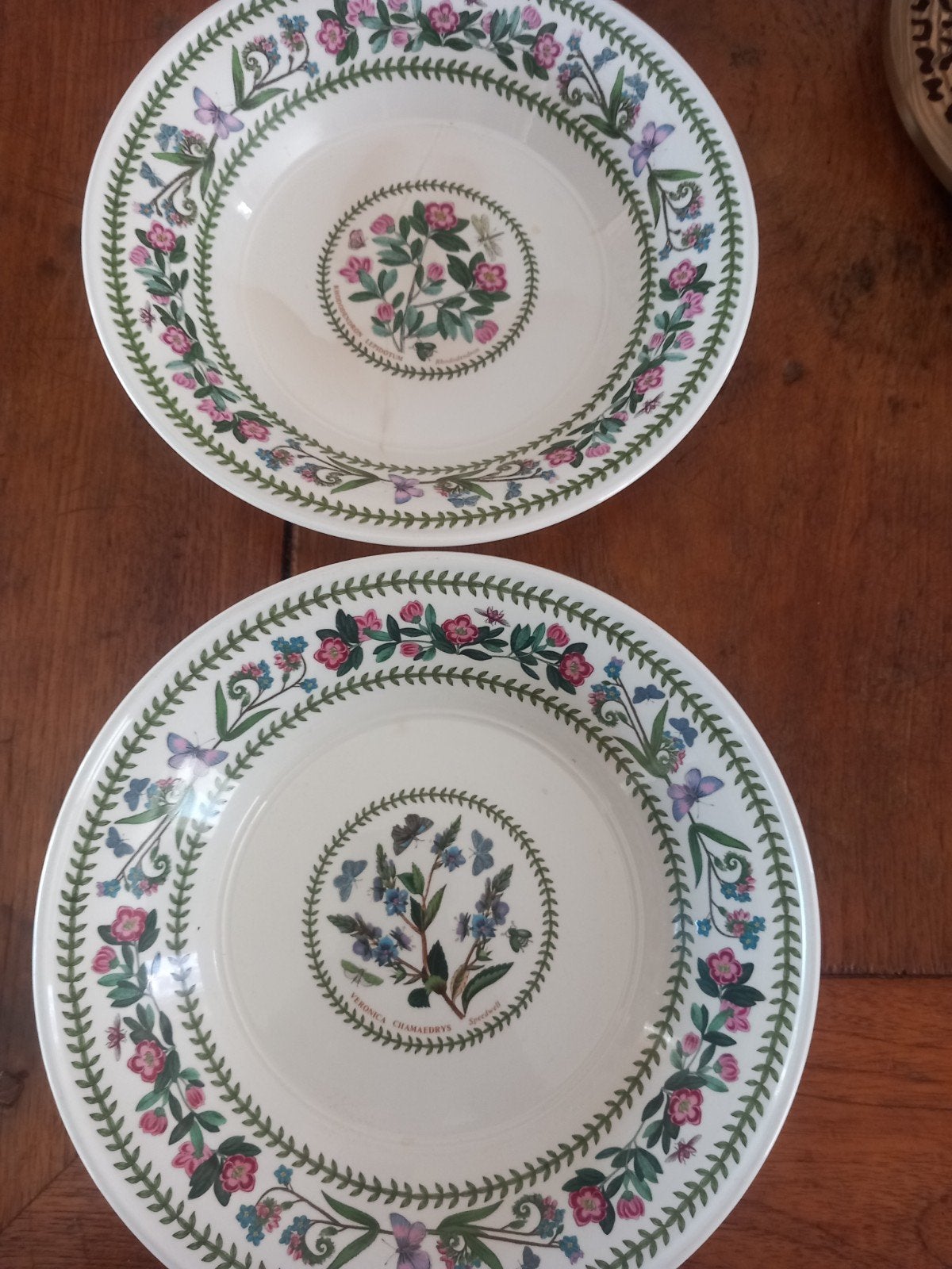 7 Portmeirion diepe borden, 21.5 cm, Botanisch design, Huis en Inrichting, Keuken | Servies, Ophalen of Verzenden