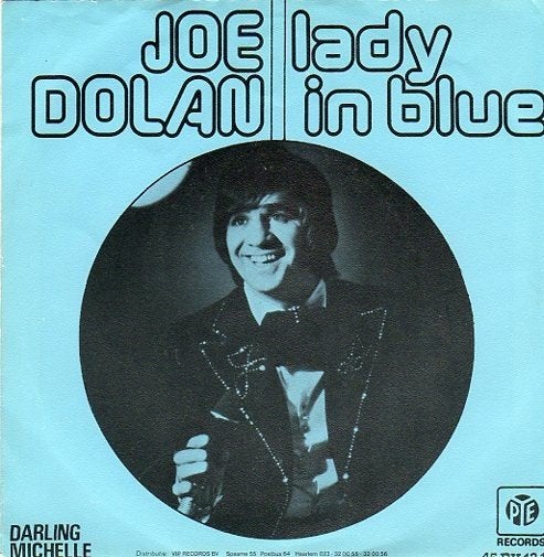 Joe Dolan : Lady in Blue (1975), Gebruikt, Fotohoes, 7 inch, Ophalen of Verzenden