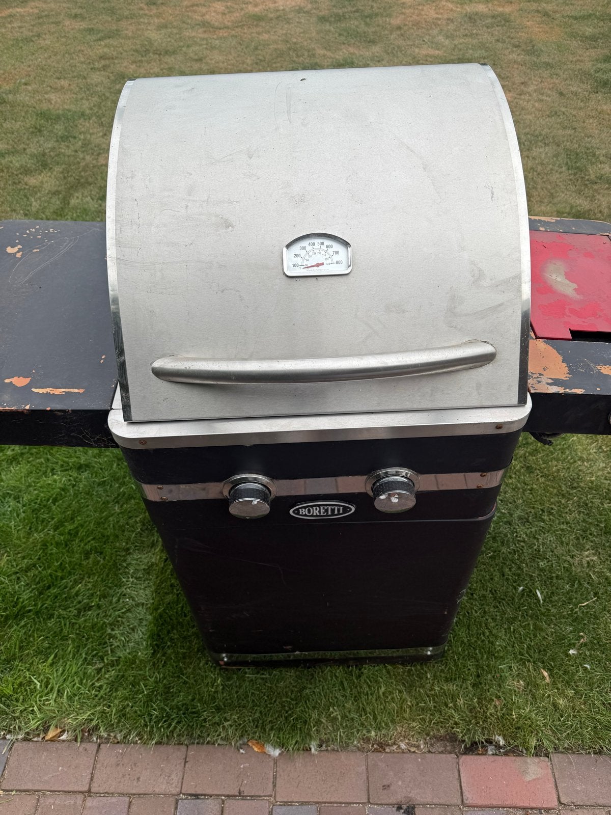 BBQ Boretti opknapper met gasfles, Ophalen, Gebruikt