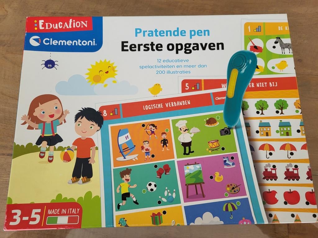 Clementoni Pratende Pen - Eerste Opgaven (3-5 jaar), Kinderen en Baby's, Speelgoed | Educatief en Creatief, Ophalen of Verzenden