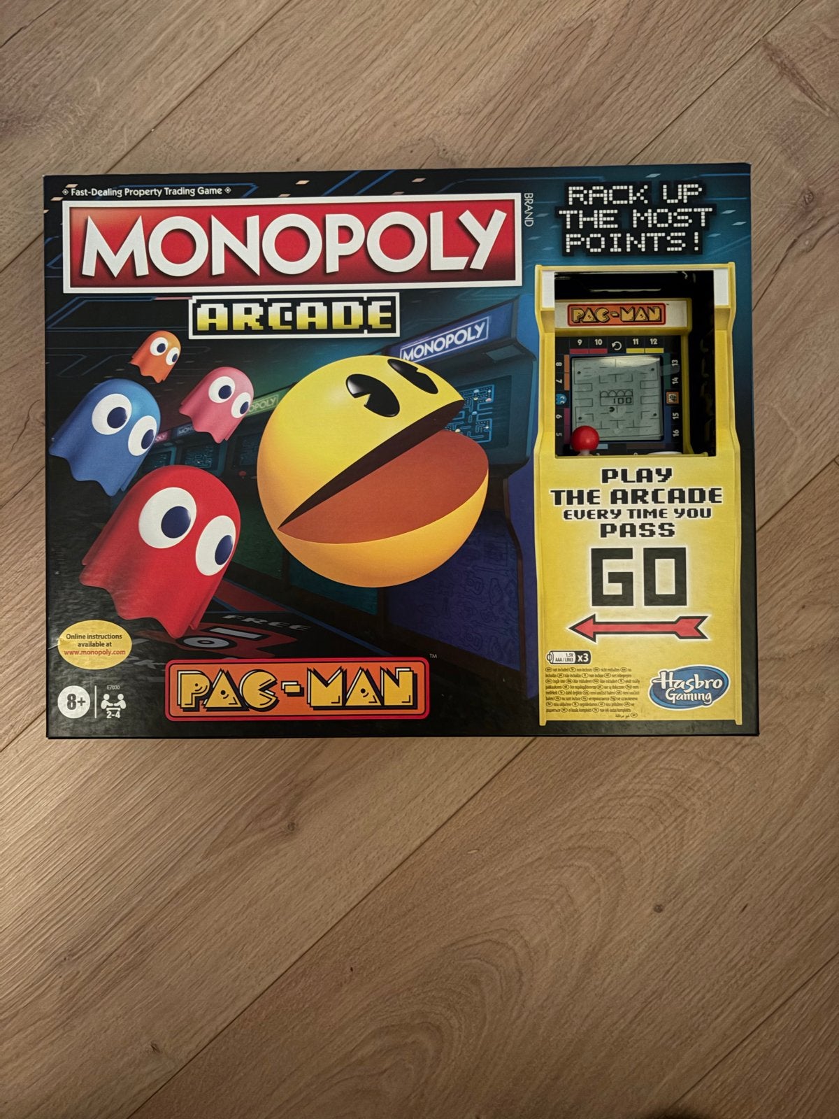 Monopoly Arcade Pac-Man Editie - Zo goed als nieuw, Drie of vier spelers, Ophalen, Zo goed als nieuw
