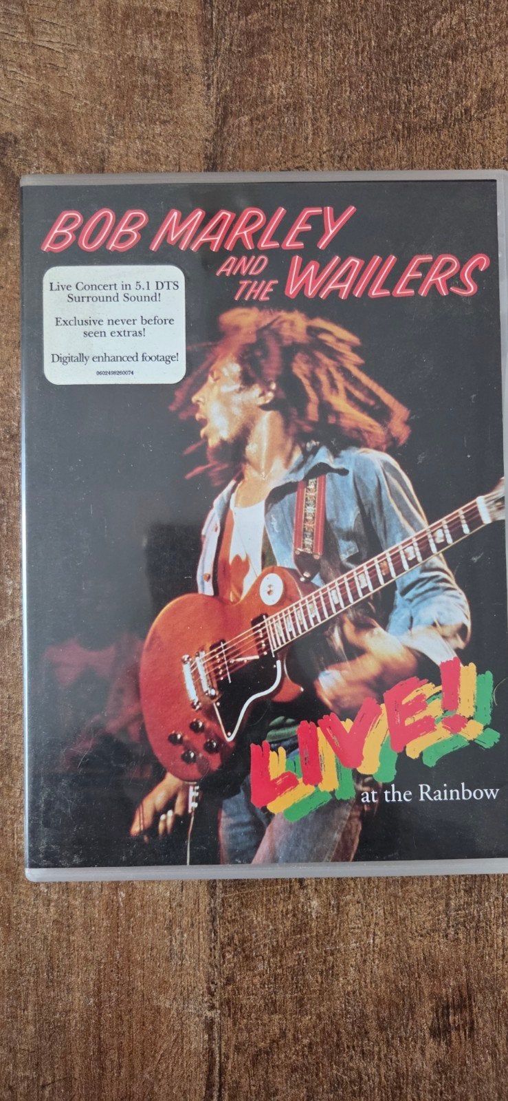 Bob Marley & The Wailers - Live! at the Rainbow DVD, Spaans, Engels, Inclusief doosje, Alle leeftijden