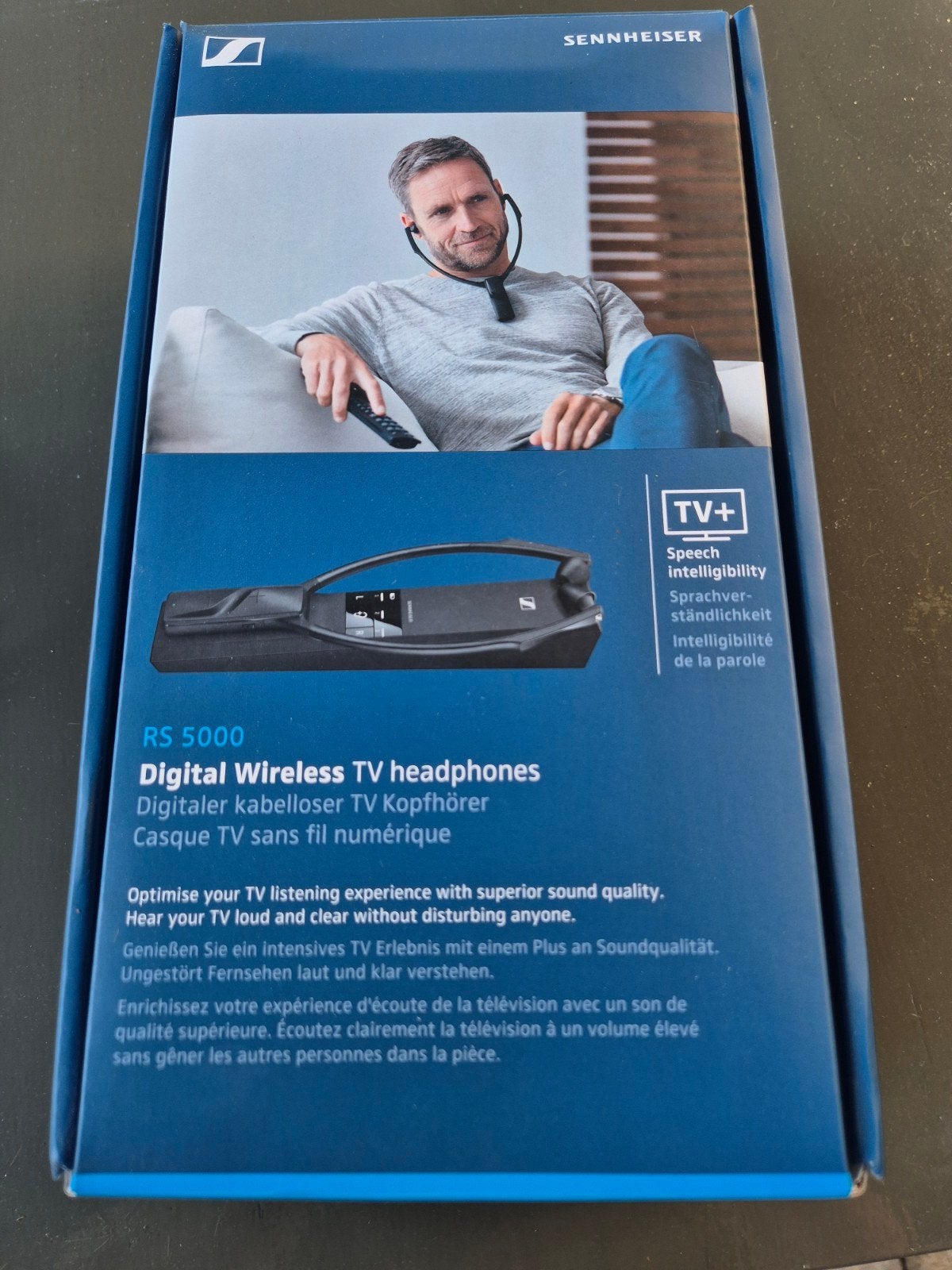 Sennheiser RS 5000 Digitale Draadloze TV Hoofdtelefoon, Ophalen of Verzenden