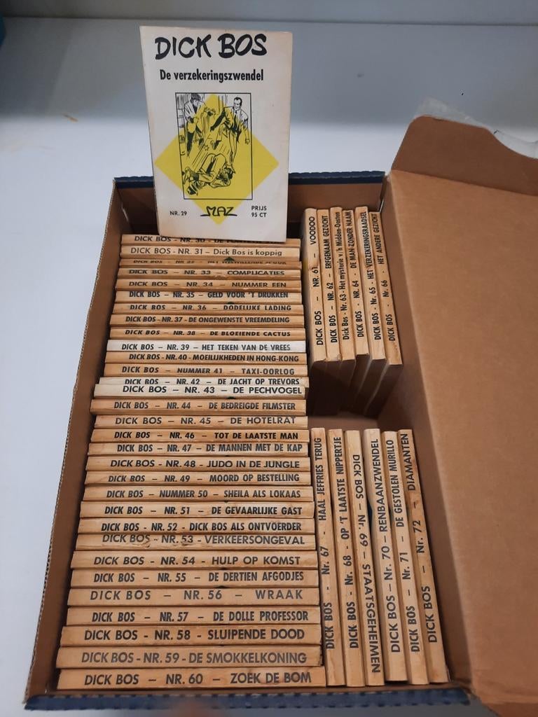 Dick Bos verzamellaars boekjes verschillende nr, Boeken, Stripboeken, Gelezen, Dick Bos, Ophalen of Verzenden, Meerdere stripboeken