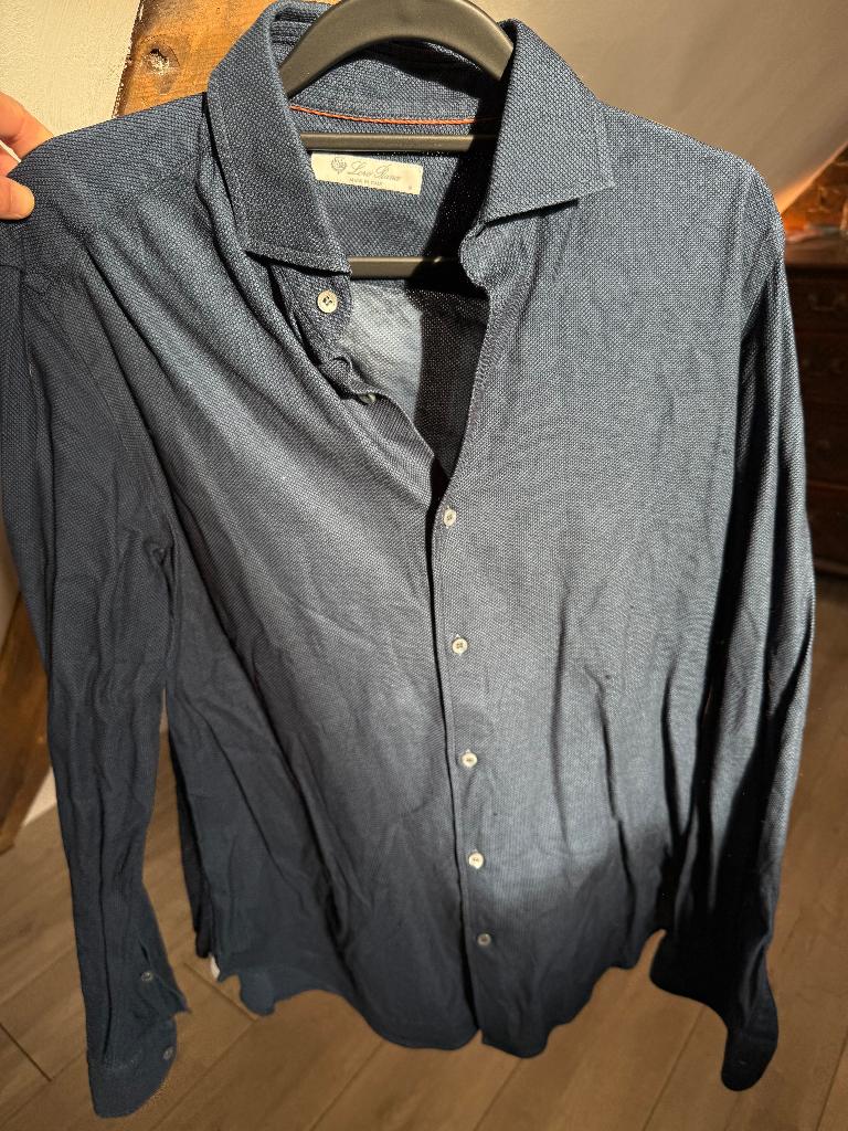 Loro Piana overhemd S, Kleding | Heren, Overhemden, Gedragen, Blauw, Ophalen