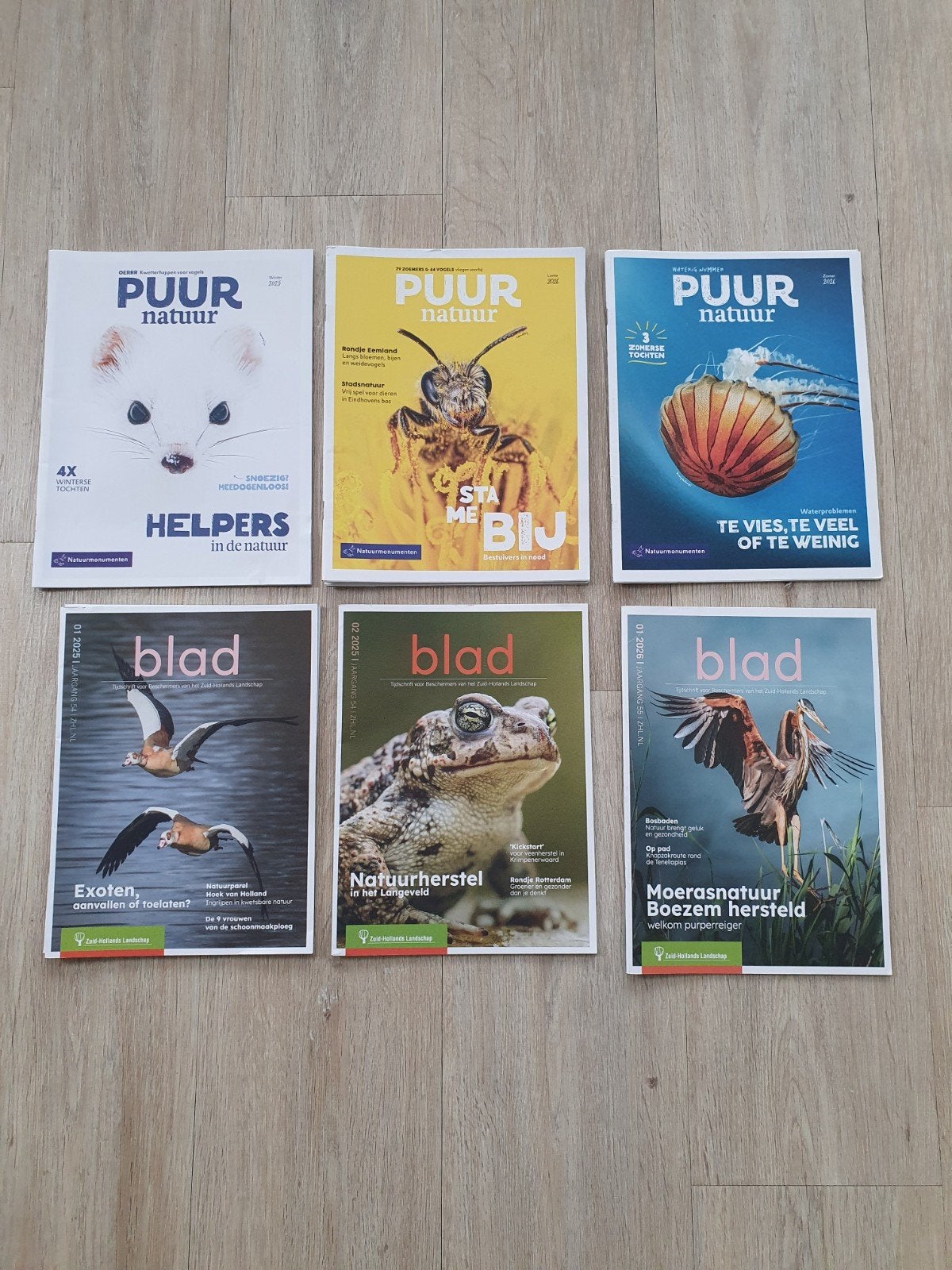 Tijdschrift Puur Natuur en Blad, zie omschrijving..., Ophalen of Verzenden, Speelkaart(en)