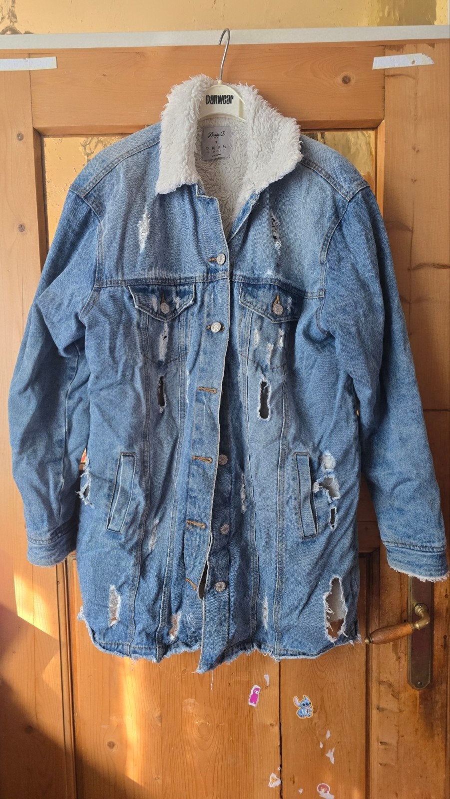 Lekker gevoerde spijkerjas - Denim Co. - Maat 40, Maat 38/40 (M), Blauw, Ophalen of Verzenden, Gedragen