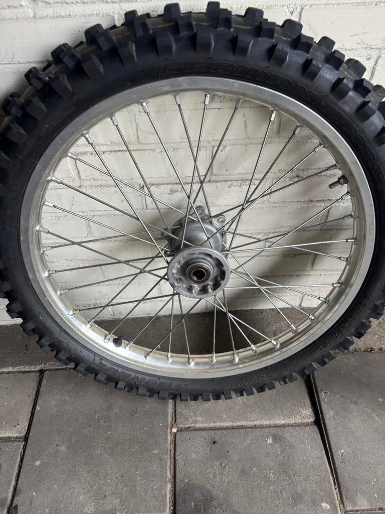 Honda CR/CRF Voor- en Achterwielen  21-19  inch, Motoren, Ophalen of Verzenden, Gebruikt