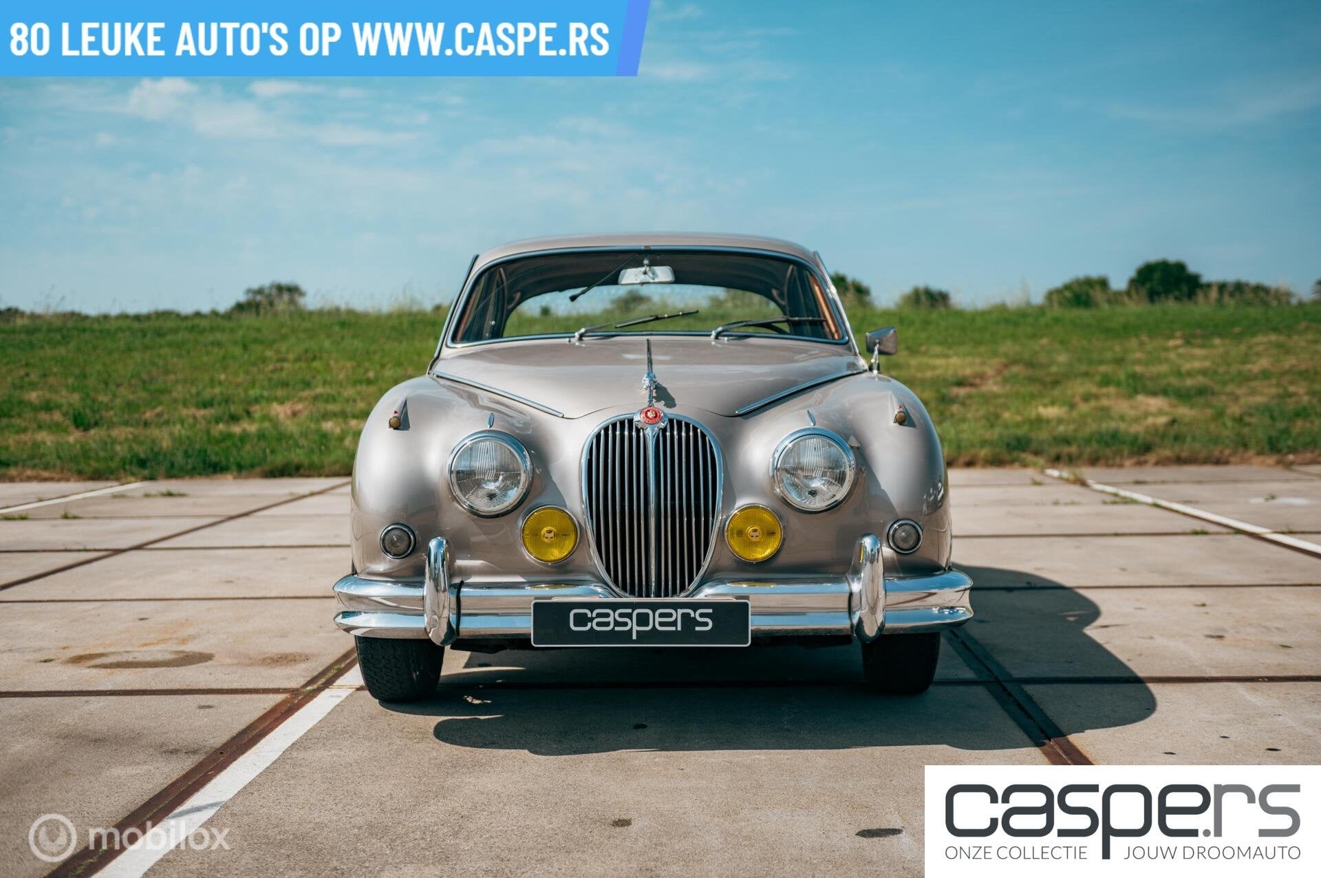 Jaguar MK2 3.4L | Origineel NL geleverd | Gerestaureerd, Auto's, Achterwielaandrijving, Gebruikt, Overige modellen, 4 stoelen