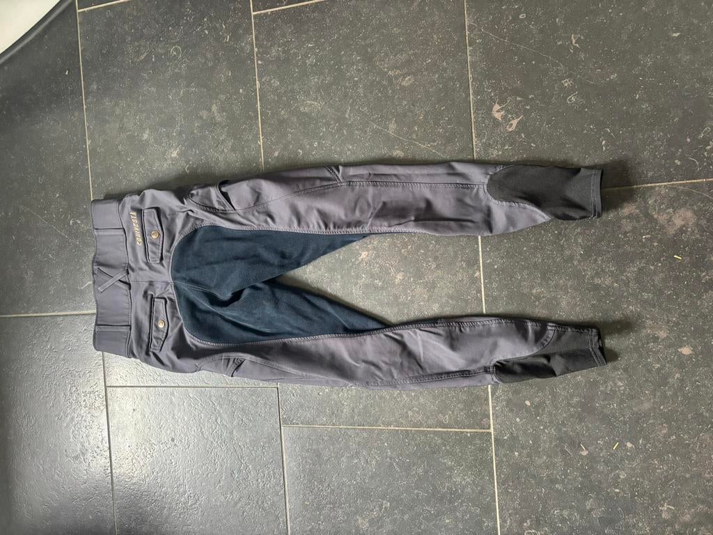 Equivesta rijbroek met suede zitvlak navy 36, Ophalen of Verzenden, Zo goed als nieuw, Dressuur, Onderkleding