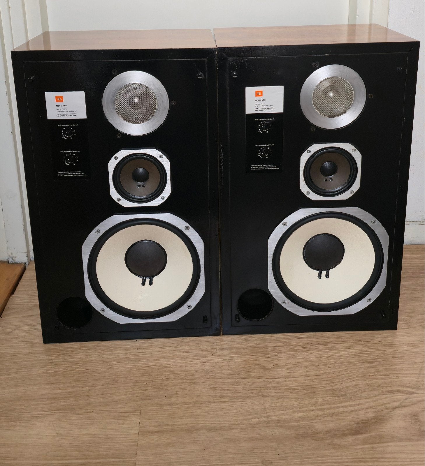 JBL L96 Vintage Speakers - Uitstekende Staat, Audio, Tv en Foto, Luidsprekers, Ophalen, Vloerstaande luidspreker, Zo goed als nieuw