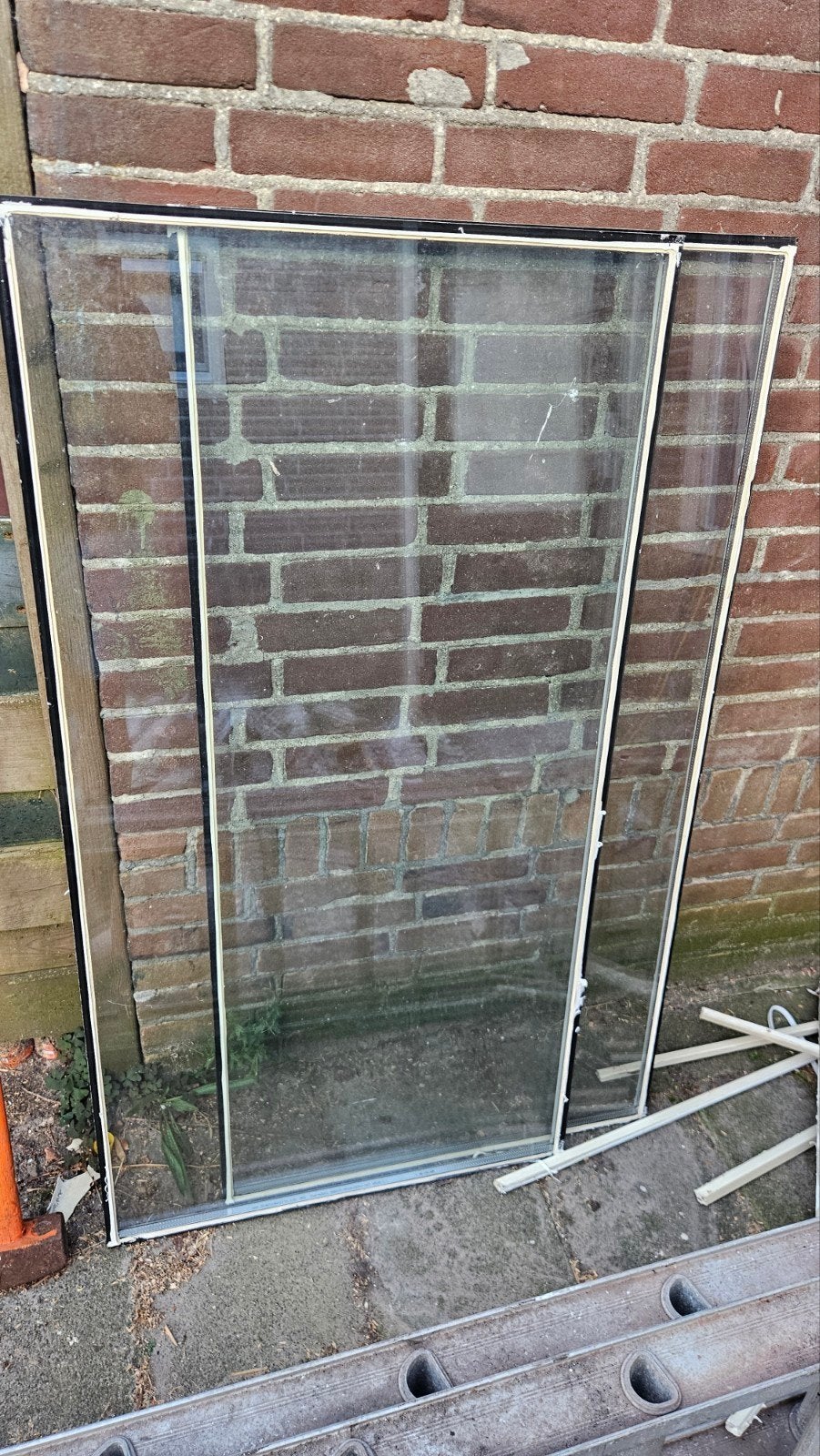 dubbelglas raam hr+ - perfect voor schuur of garage, Ophalen, Gevelraam of Ruit, Gebruikt, 80 tot 120 cm