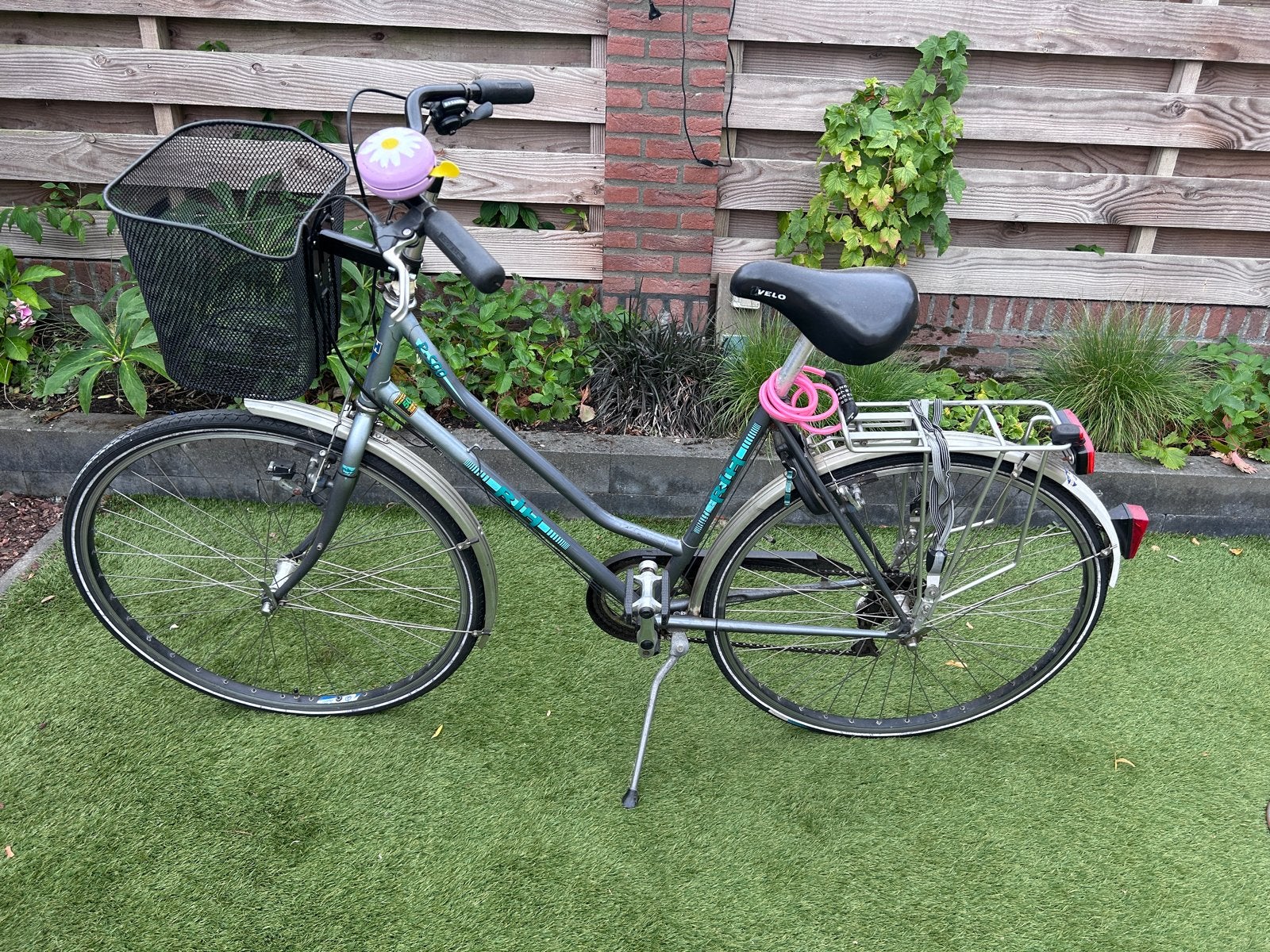 Gebruikte damesfiets met mandje en bagagedrager, Terugtraprem, 50 tot 53 cm, Ophalen, Overige merken