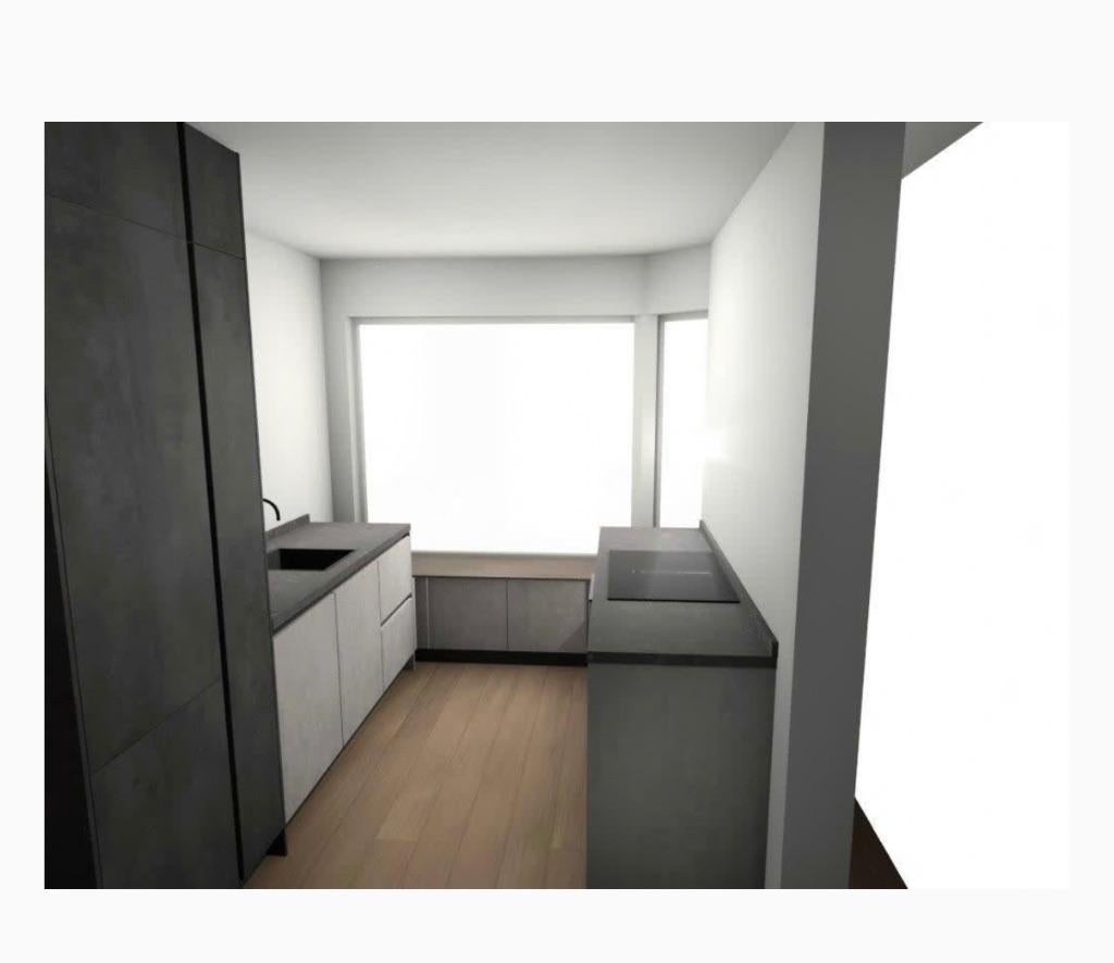 Keukenblad Composiet kleur Buxy Grey, Huis en Inrichting, Keuken | Keukenelementen, Nieuw, Minder dan 100 cm, 150 tot 200 cm, 50 tot 75 cm