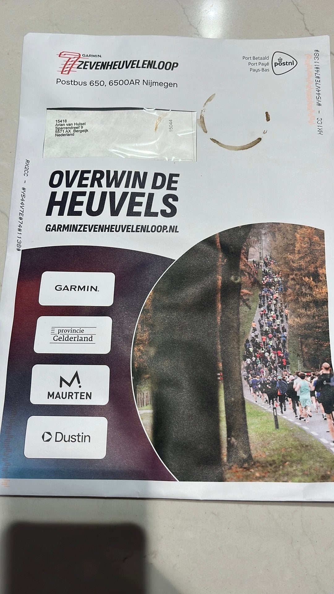 Startbewijs Zevebheuvelenloop, Overige merken, Overige typen, Nieuw, Ophalen of Verzenden