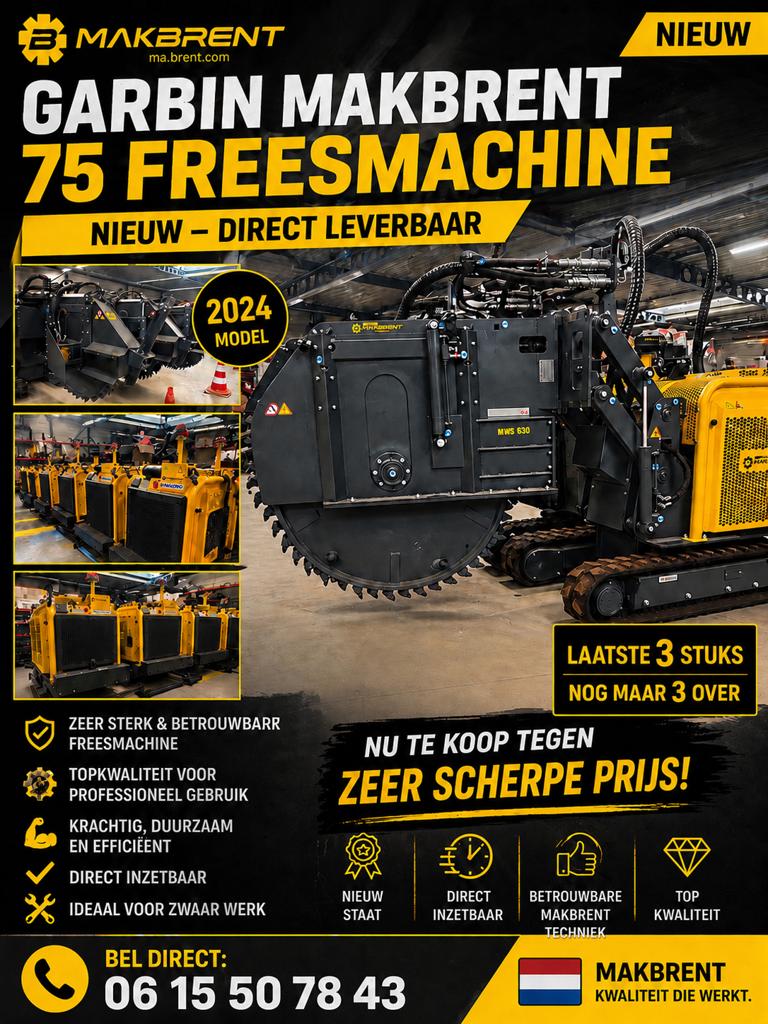Mak75 frease Machine, Ophalen, Nieuw, Elektrisch, Overige soorten