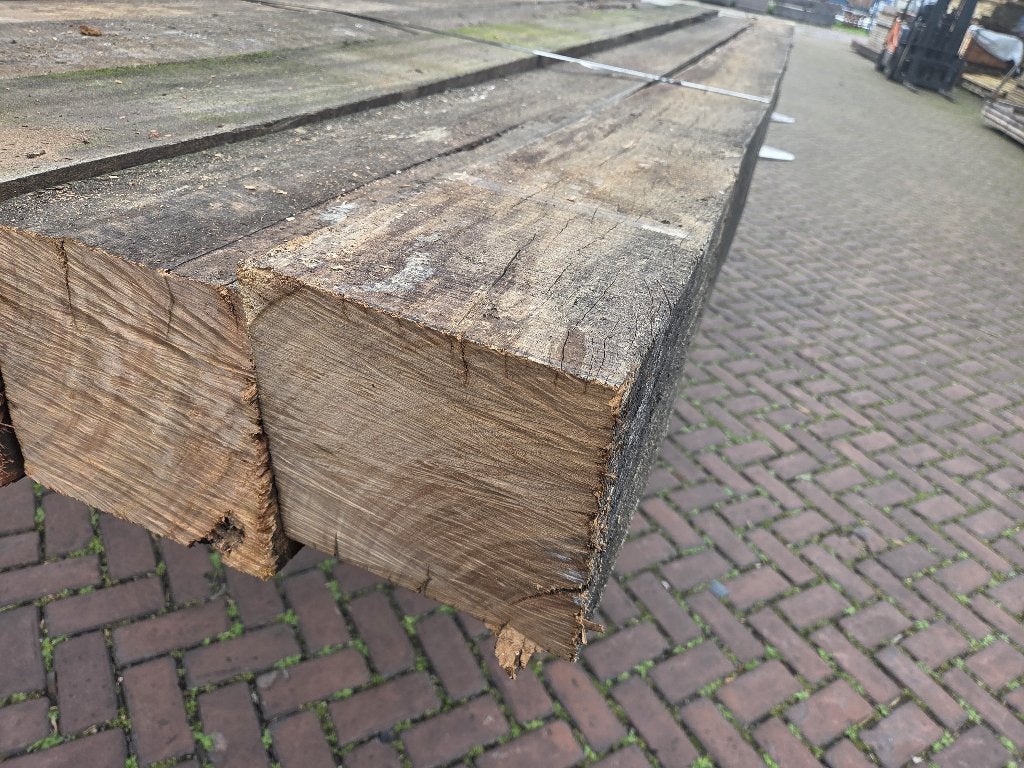 Rustieke gebruikte hardhouten palen - nr: HB73, Tuin en Terras, Palen, Balken en Planken, Ophalen, Gebruikt, Palen, Hardhout