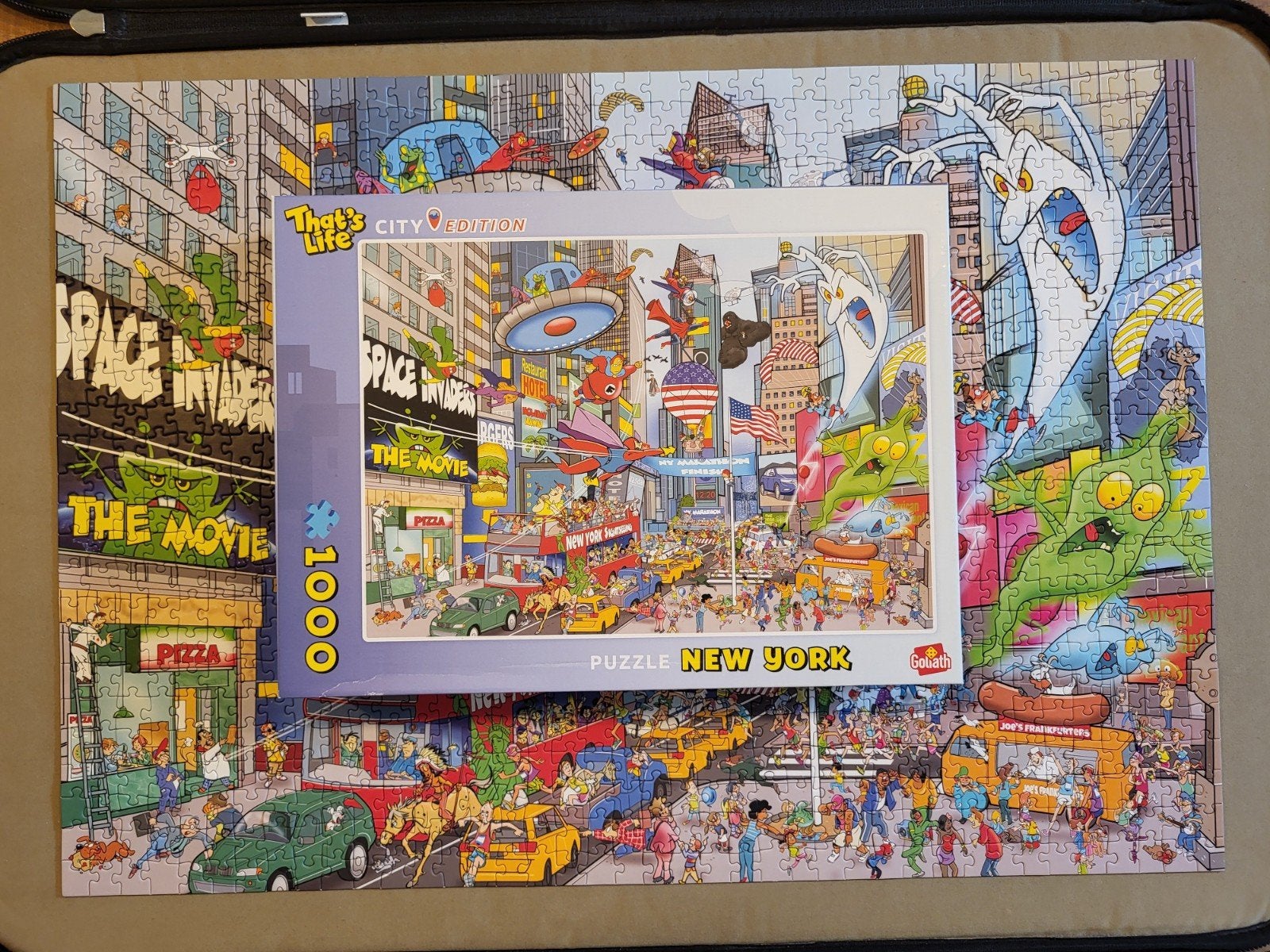 Goliath That's Life City Edition New York puzzel 1000 stuk, Ophalen of Verzenden, 500 t/m 1500 stukjes, Zo goed als nieuw, Legpuzzel