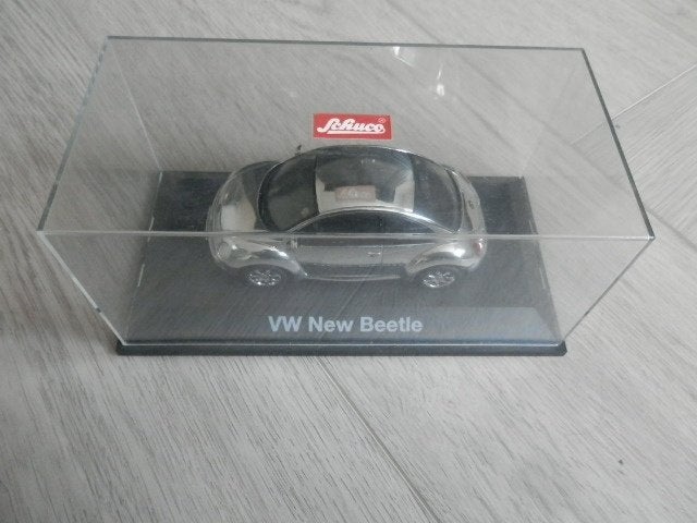 New Beetle chroom, schaal 1:43, Schuco, Ophalen of Verzenden, Zo goed als nieuw, Auto, Schuco