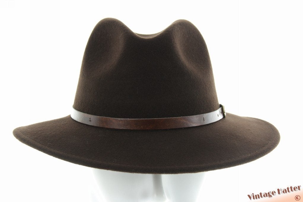 Outdoor gleufhoed marrone waterafstotend bruin wolvilt 56-58, Ophalen of Verzenden, Nieuw, One size fits all, Hoed